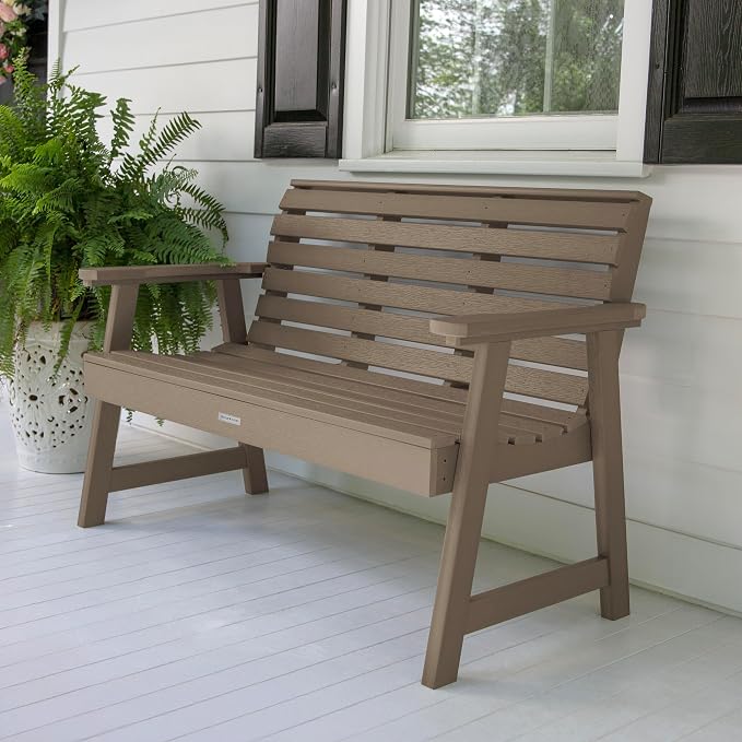 highwood Weatherly 4-Piece Garden Conversation Set, Woodland Brown