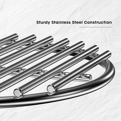 onlyfire Stainless Steel High Heat Charcoal Fire Grate Fits Large/MiniMax Big Green Egg Grill,9-Inch