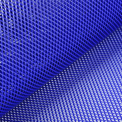 AggAuto Universal 40"x13" Car Grill Mesh 3x6mm Rhombic Hole Blue | Aluminum Alloy Automotive Grille Insert Bumper, One of the Most Multifunctional Shape Grids 100x33cm
