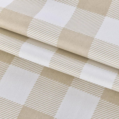 Classic Gingham Buffalo Tablecloth Fabric - Oblong 58x144 Inch Water Proof Checkered Table Cloth for Indoor Outdoor - Table Cover for Birthday, Picnics, BBQs, and Parties