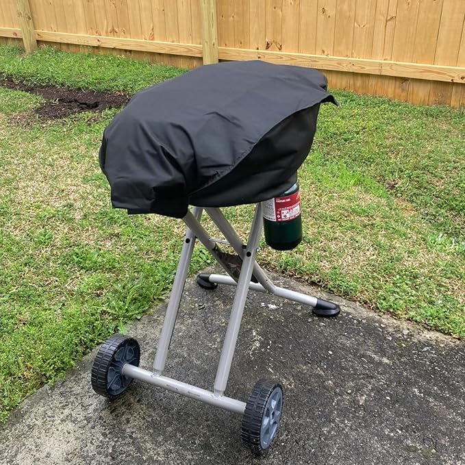Grill Cover for Coleman Roadtrip 285, 225, LXE, LXX Grills Smoke Hollow 205 Grill, 600D Outdoor Waterproof UV Resistant Replacment Coleman Roadtrip Propane Grill Cover
