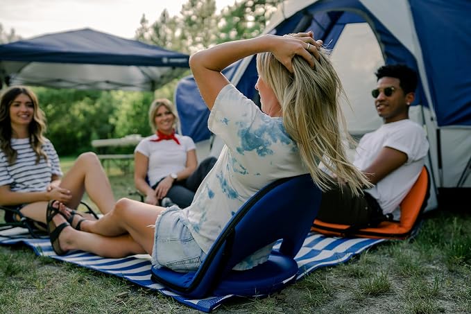 Stansport Go Anywhere Chair Polyester Portable Reclining Seat