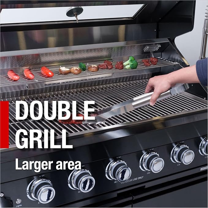 104" Modular Outdoor Kitchen Island with Grill and Side Burner, 4-Burner 72,000 Btu Propane BBQ Island, Refrigerator, Separate Sink & Prep Station, LP-Black (with roof) 72000BTU/97 Inch