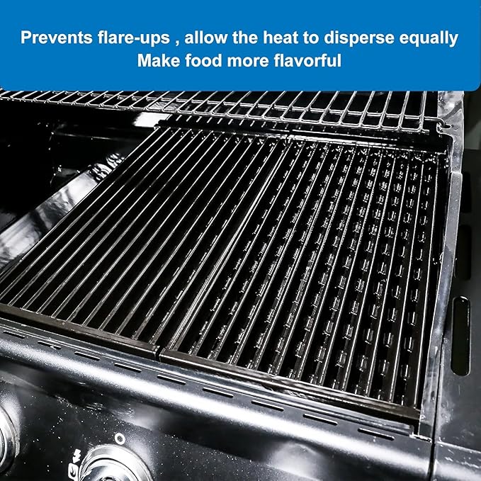 Grill Parts for Char-Broil Tru-Infrared Grill Parts 463370719 Fits Char-Broil Performance Tru-Infrared 3 Burner Grills Grates for 463371719 463371116 463371316 463371716 Grates Burner Heat Plates