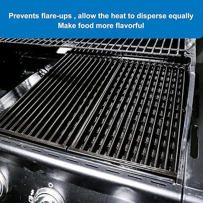 Grill Parts for Char-Broil Tru-Infrared Grill Parts 463370719 Fits Char-Broil Performance Tru-Infrared 3 Burner Grills Grates for 463371719 463371116 463371316 463371716 Grates Burner Heat Plates