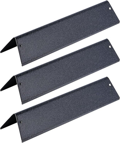 VEVOR Flavorizer Bars, 15 in Grill Replacement Part, for Weber Spirit I & II 200 Series Grills, Including Spirit ll E-210, ll E-220, ll S-210, E-210, S-210, Porcelain-enameled Steel Heat Plate, 3 Pack