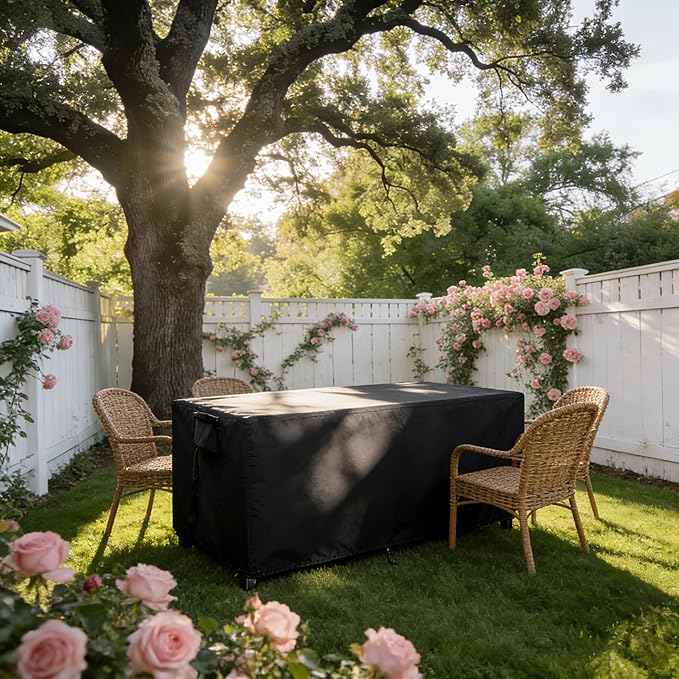 Patio Table Cover for Outdoor Tables, 42inch Heavy Duty Waterproof Furniture Cover for Buffet Table/Bar Tables/Prep Table/Grill Table/Cooler Cart/Dining Tables/Coffee Table-42"L x 22"W x 40"H