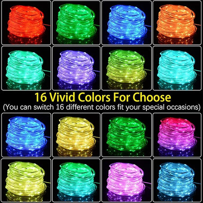 132ft 400 LED Rope Lights Outdoor, Waterproof Color Changing String Lights with Remote, 16 Colors & 8 Modes for Christmas, Halloween, Party, Garden, Patio, Bedroom Décor