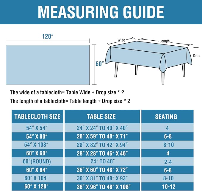 H.VERSAILTEX Linen Textured Table Cloths Rectangle 60 x 120 Inch Premium Solid Tablecloth Spill-Proof Waterproof Table Cover for Dining Buffet Feature Extra Soft and Thick Fabric Wrinkle Free, Ivory
