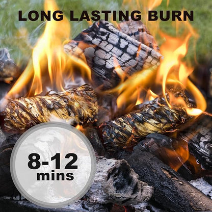 110 Pcs Fire Starter, Fire Starters for Fireplace, Pellet Stove, BBQ, Pizza Oven, Fire Pit &Chimney, Fire Starters for Grill, Charcoal Starter