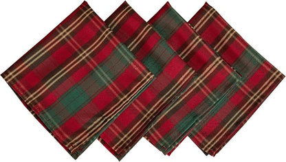 Rectangle Plaid Waterproof Tablecloth for Christmas, W20 x L20 | Checkered Style Table Cloth Holiday Family Gathering Rectangle Table Cover - Spillproof - Ideal for Indoor & Outdoor Use