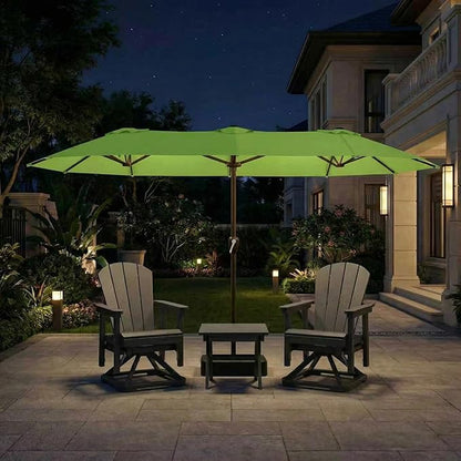 15FT Large Patio Umbrella with Base Included