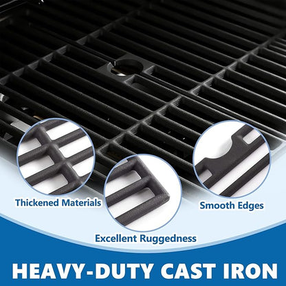SafBbcue Cooking Grates for Pit Boss 700 Series Pellet Smoker Grills,Pit Boss PB700D PB700S PB700SC PB700R1 Pellet Smoker Grates Replacement Parts,Traeger BBQ07E. 01 22 575 Lil' Tex Elite Pellet Grill