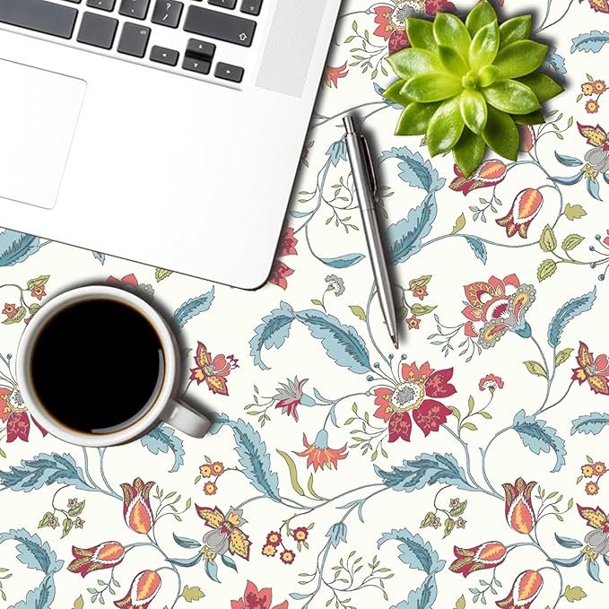 Flower Square Tablecloth Waterproof Spring Summer Square Table Cloth for Kitchen Dinning Table Decor Vintage Boho Washable Seasonal Table Cover for Indoor Outdoor Restaurant Home 60x60 Inch