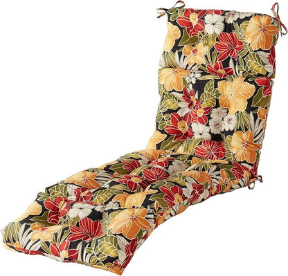 Greendale Home Fashions 72 x 22-inch Outdoor Chaise Lounge Cushion, Aloha