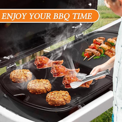 7034 Griddle for Weber Traveler Portable Gas Grill, fits Weber 9010001 Traveler Portable Gas Grill, Enamels Cooking Griddle