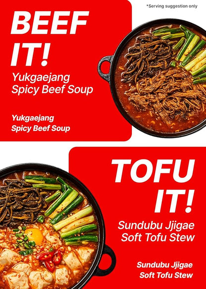 TBK THEBORN Spicy Korean Stew Recipe Sauce, Korean Chili Soup Base 3.2kg | Spicy and savory soup base with comforting Korean flavor for stews with tofu, vegetables, meat, seafood or noodles