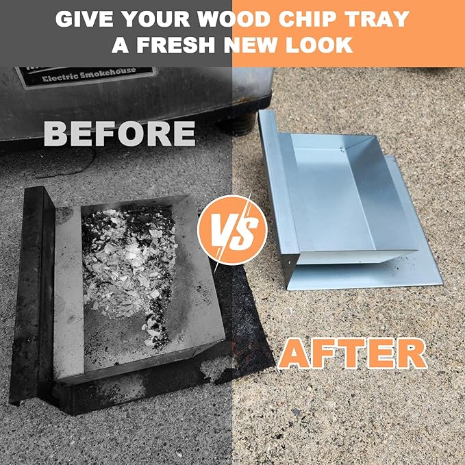Wood Chip Tray for Masterbuilt 30 Inch Digital Electric Smoker, Wood Chip Loader for Masterbuilt 20070511 20072414 20071111 20071011 20072514 Replacement Parts for 9007100018 990070024