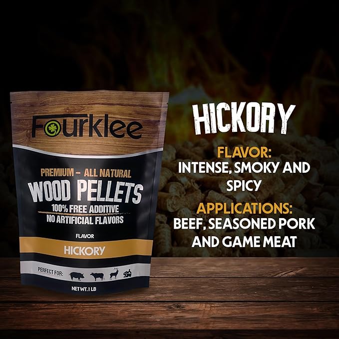 Pellets for Smoker Grill - Wood Pellets for Smoker - Smoker Pellets - Grill Pellets - Wood Pellets - pellets -6Pack 1Lb Each.