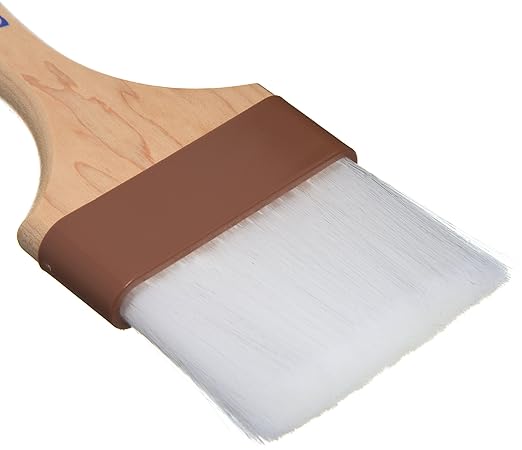 SPARTA 4039800 Nylon Wide Brush, Flat With Nylon Bristles, 3 Inches, Tan