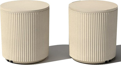 Veradek Outdoor Cooler Side Table - 2 in 1 - Designed for use as Outdoor Side Table, Patio Decor and Ice Chest
