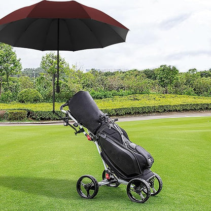 UPF 50+ Beach Umbrella with Adjustable Universal Clamp