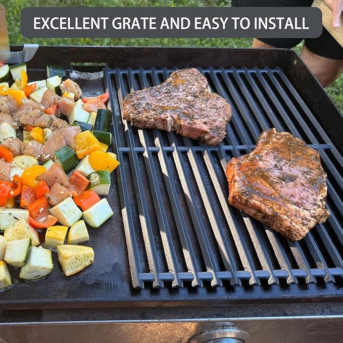Grill Grates Replacement Parts for Blackstone 28" Griddle Grill Parts 1517 2137 1853 1605 1883 1856 2351 1885 28 Inch Blackstone 2 Burner Gas Grill Replacement Parts Cast Iron Cooking Grates