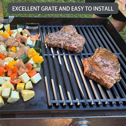 Grill Grates Replacement Parts for Blackstone 28" Griddle Grill Parts 1517 2137 1853 1605 1883 1856 2351 1885 28 Inch Blackstone 2 Burner Gas Grill Replacement Parts Cast Iron Cooking Grates