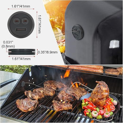 59IN 2-Pack Replacement Meat Probe for Pit Boss Pellet Grills and Pellet Smokers. 3.5mm Plug Compatible with Pit Boss Accessories. 2 Packs Meat Probes and 2 Packs Grill Clips