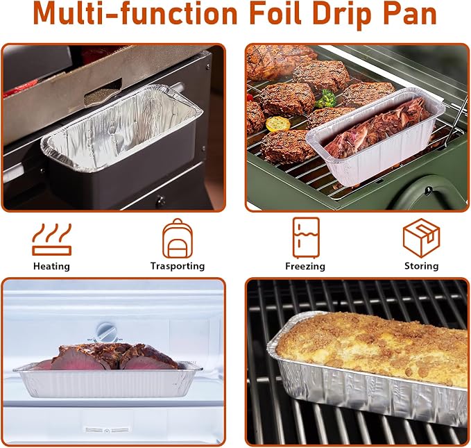 Griddle Accessories Compatible with Blackstone Griddle - Grease Cup Liners Disposable Aluminum Foil Drip Pan Grease Catcher Liner for Blackstone 17, 22, 28, 36 Inch Griddle, 20 Pack