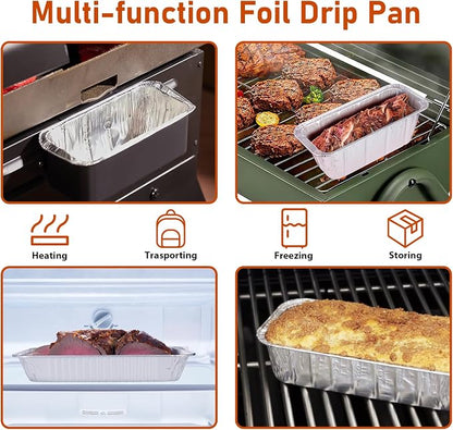 Griddle Accessories Compatible with Blackstone Griddle - Grease Cup Liners Disposable Aluminum Foil Drip Pan Grease Catcher Liner for Blackstone 17, 22, 28, 36 Inch Griddle, 20 Pack