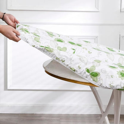 Walrus Round Vinyl Fitted Tablecloth with Flannel Backing Elastic Edge Design Table Cover Waterproof Oil-Proof PVC Table Cloth Stain-Resistant Best for 32"-36" Round