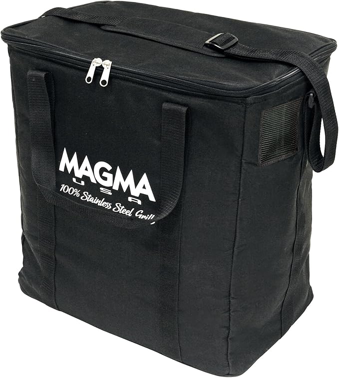 Magma A10-991 Padded Grill & Accessory Carrying/Storage Case | Marine Kettle Grill Bag | Round Grill Travel Case | Protective BBQ Storage