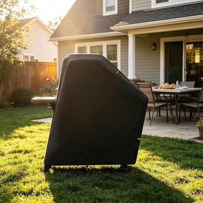 Grill Cover for Ninja XSKUNSTAND Outdoor Stand with One Side Tables,Compatible with Artisan Pizza Oven MO201,Ninja Woodfire Collection OG700,OG800, OG900, & OO100 Series(Cover Only)