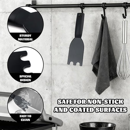 Grill Scraper Heat-Resistant Nylon with Camo Black Lanyard, Compatible with George Foreman 1925B01B & Most Grooved Indoor Grills for Easy Cleaning & Comfortable Grip