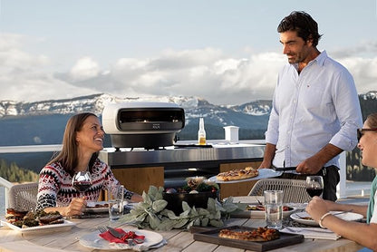 Everdure KILN R Series 2-Burner Gas Pizza Oven - 16” Restaurant Quality Pizza in Under 2 Minutes - Backyard, Portable Pizza Oven for Families & Pizza Enthusiasts, Cooks More Than Pizza, Stone