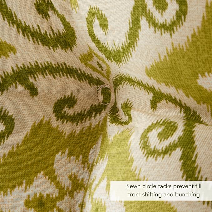 Greendale Home Fashions Outdoor 44 x 22-inch High Back Chair Cushion, Set of 1, Avocado
