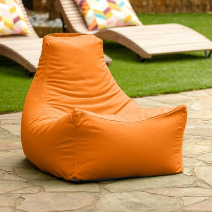 Jaxx Juniper Outdoor Bean Bag, Tangerine Sunbrella