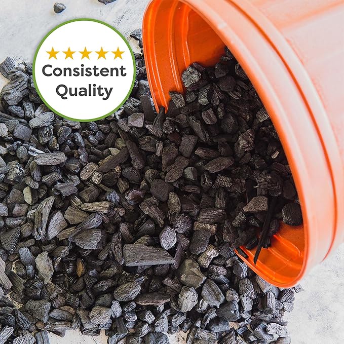 Horticultural Charcoal by Perfect Plants -4qts of Plant Charcoal - Naturally Cleanses, Flushes Toxins and Excess Moisture from Containers and Terrariums