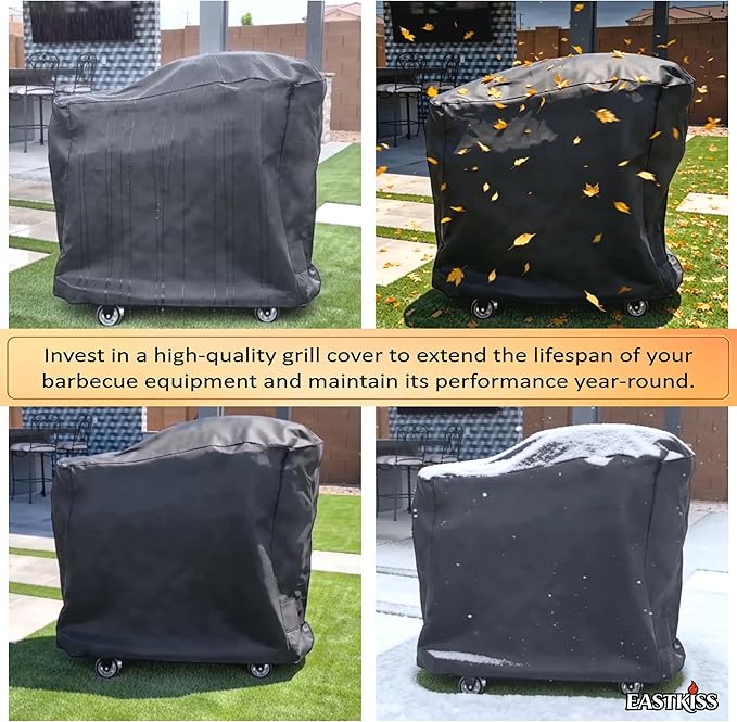 Grill Cover for Recteq RT-B380 Bullseye,Rec Tec RT-B380X Bullseye Deluxe Wood Pellet Grill - Heavy Duty Waterproof Fade Resistant Cover for Rectec Bullseye 380 Grill Accessories