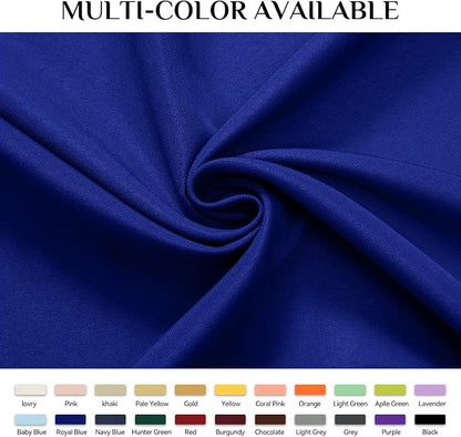 Softalker Rectangle Tablecloth, Waterproof Table Cloths Wrinkle Free Fabric Washable Polyester Table Cover for Dining Tables Party Outdoor Camping Parties Buffet - 60 x 84 inch, Royal Blue