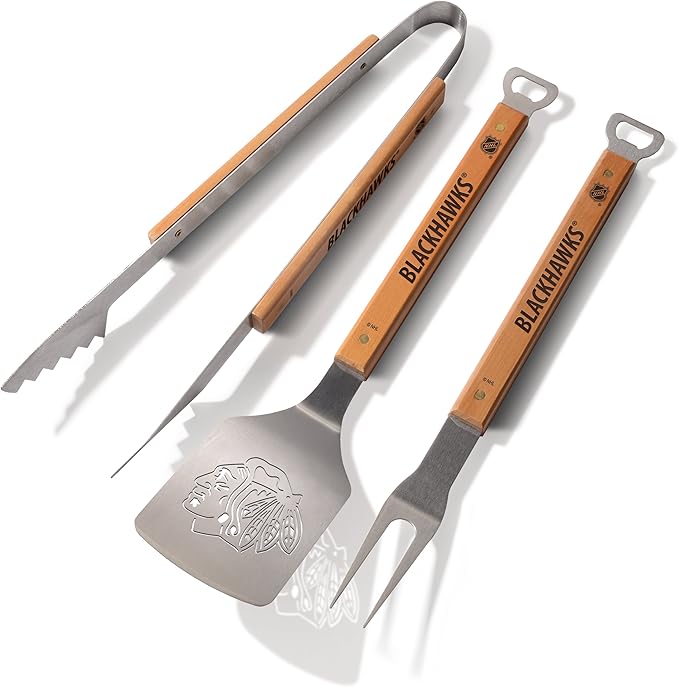 YouTheFan NHL Chicago Blackhawks Classic Series 3-Piece BBQ Set