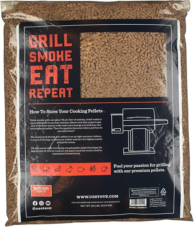 Competition Cooking Pellets, 20lb Bag