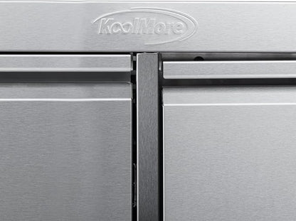 KoolMore 32 in. Heavy-Duty Outdoor Stainless-Steel Cabinet for Built-in BBQ Grill with 2 Drawers and Propane Tank Storage (KM-OKS-BQ30CAB)