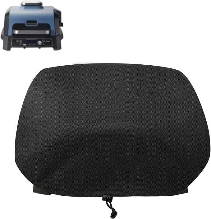 Demao Premium Outdoor Grill Cover,600D Oxford Fabric with Heat-Resistant Lining, Fits for Ninja Woodfire Pro Premium XL(OG800&OG900 Series), Weatherproof & Anti-Dust BBQ Protector-Only Cover