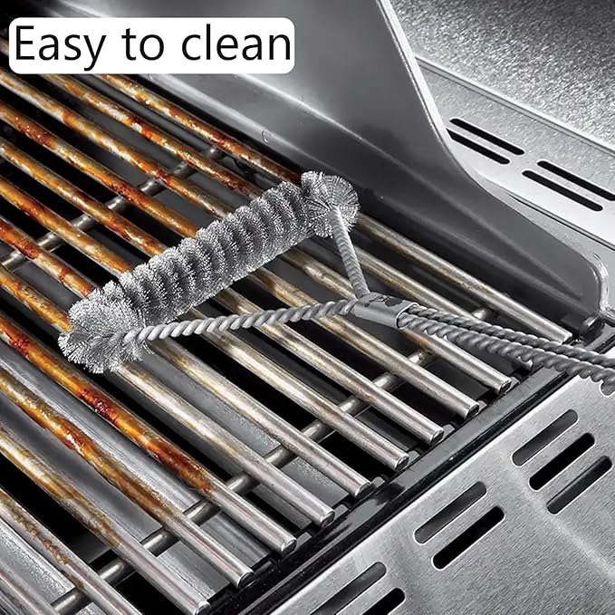 19-1/4" Stainless Steel 5 Cooking Grates Replacement Parts for Bull Angus 40" Grill 57568 57569 57568CE 57568AGA 57569CE Brahma Lion Premium L90000 57569CE 57569CE And Cal Flame Gas Grill 16517