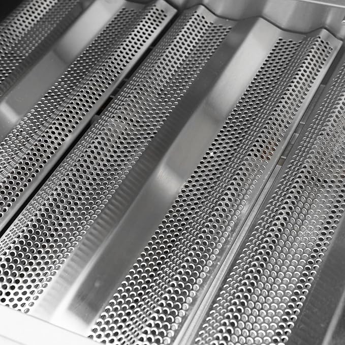 Hygrill STD Series Heavy Duty 3-Burner Built In Grill, Stainless Steel Grill Head for Outdoor Kitchen, Natural Gas