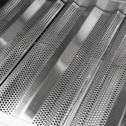 Hygrill STD Series Heavy Duty 3-Burner Built In Grill, Stainless Steel Grill Head for Outdoor Kitchen, Natural Gas