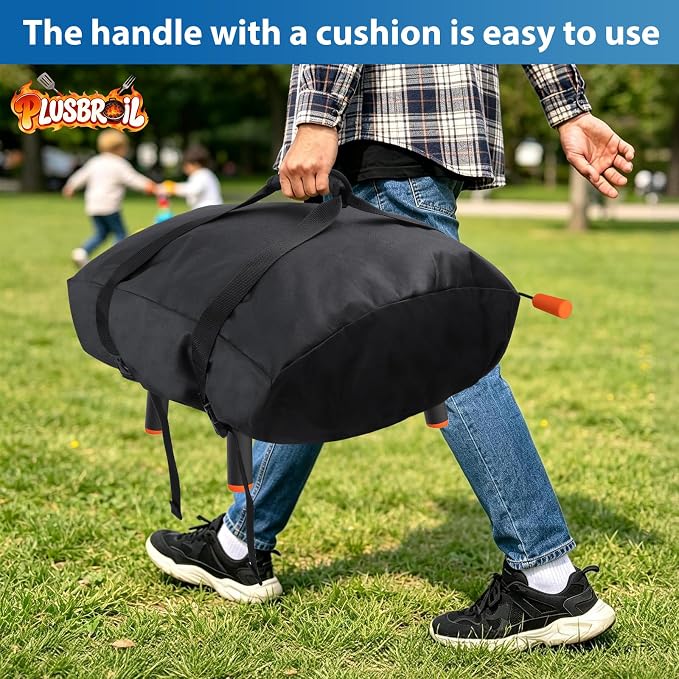Pizza Oven Cover & Carry Bag 2-in-1 for Blackstone 2238 Leggero | Waterproof 600D cover doubles as carry bag,Fits Blackstone 2238 Leggero pizza oven,Protects during transport & storage
