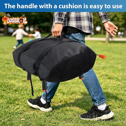 Pizza Oven Cover & Carry Bag 2-in-1 for Blackstone 2238 Leggero | Waterproof 600D cover doubles as carry bag,Fits Blackstone 2238 Leggero pizza oven,Protects during transport & storage